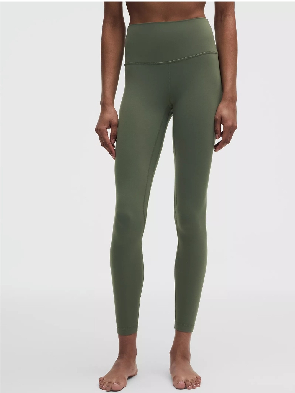 NWT lululemon athletica Olive Green High-Rise Leggings